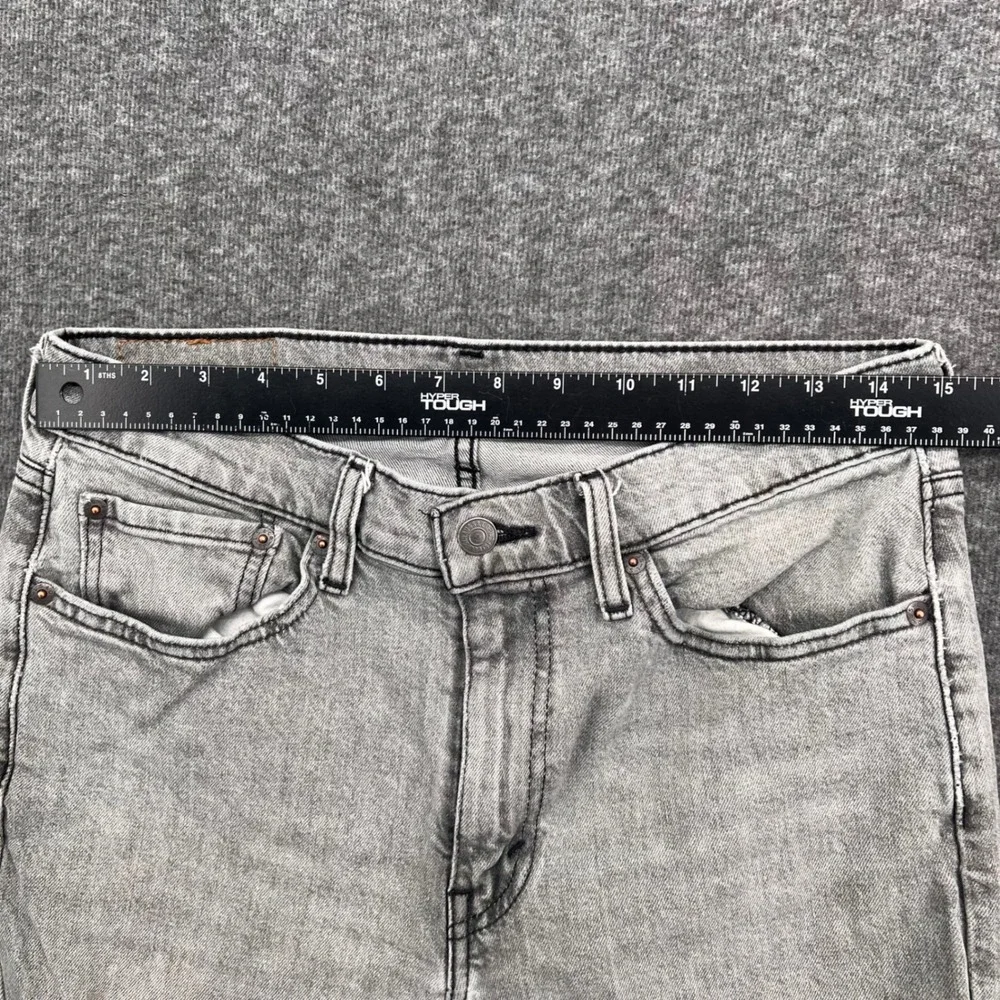 Levis 514 Straight Fit Jeans Light Gray Wash Denim Mens 32 Denim Relaxed‎